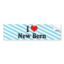 I Love New Bern, United States Bumper Sticker