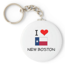 I Love New Boston Texas Key Chain