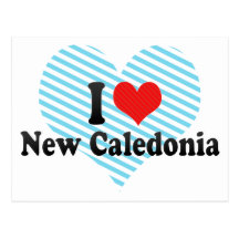 I Love New Caledonia Postcards