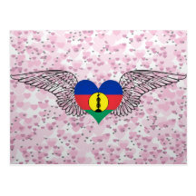 I Love New Caledonia -wings Post Cards