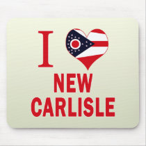 I love New Carlisle, Ohio Mousepads