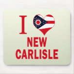 I love New Carlisle, Ohio Mousepads