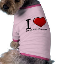 I LOVE NEW HAMPSHIRE DOG TEE
