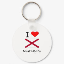 I Love NEW HOPE Alabama keychains