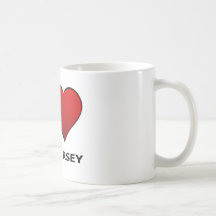 I LOVE NEW JERSEY COFFEE MUGS
