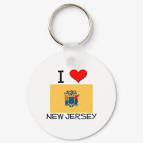 I Love New Jersey keychains