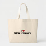 I Love New Jersey Tote Bags
