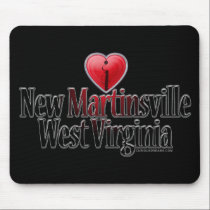 I Love New Martinsville mousepads