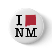 I Love new Mexico Pinback Buttons