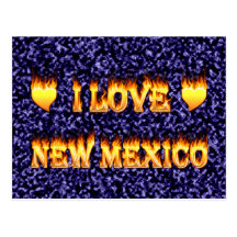 I love new mexico fire and flames post cards