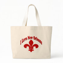 I Love New Orleans Fleur De Lis bags by figstreetstudio I Love New Orleans Fleur De Lis bags