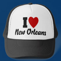 I Love New Orleans hats