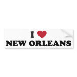 I Love New Orleans Louisiana Bumper Sticker