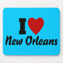 I Love New Orleans mousepads