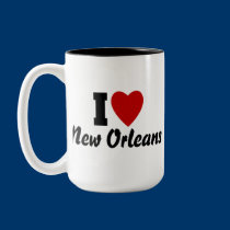 I Love New Orleans mugs