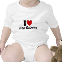 I Love New Orleans t-shirts