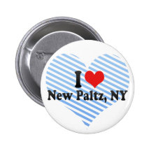 I Love New Paltz, NY Button