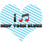 I Love New York Blues Cut Outs