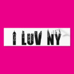 I Love New York Bumper Sticker