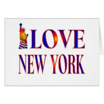 I LOVE NEW YORK GREETING CARD
