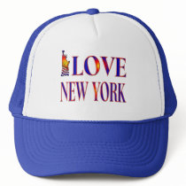 I LOVE NEW YORK TRUCKER HAT