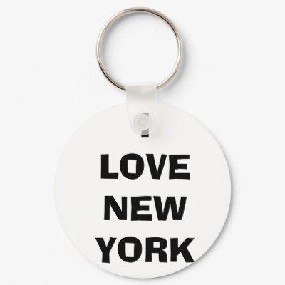 I LOVE NEW YORK KEY CHAIN by Prouty101