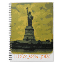 I Love New York - Lady Liberty Notebook