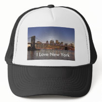 I Love New York Photo Mesh Hats