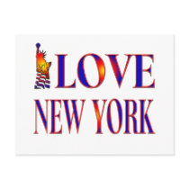 I LOVE NEW YORK POST CARD