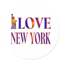 I LOVE NEW YORK stickers