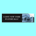 I love New York waterfalls, New York! bumper stickers