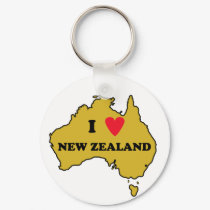 I Love New Zealand (Australia) keychains by evrose I Love New Zealand (Australia) keychains