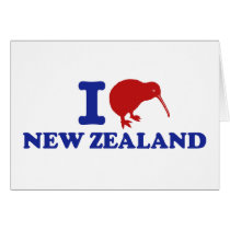 I Love New Zealand Card