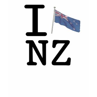 I Love New Zealand Flag Womens Shirt shirt