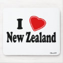 I Love New Zealand mousepads