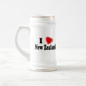 I Love New Zealand mugs