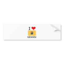 I Love Newark New Jersey Bumper Sticker