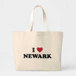 I Love Newark New Jersey Canvas Bags