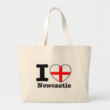 I love Newcastle Tote Bags
