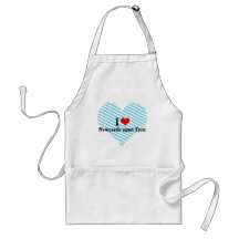 I Love Newcastle upon Tyne, United Kingdom Aprons