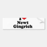 I LOVE NEWT GINGRICH BUMPER STICKERS
