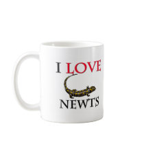 I Love Newts mugs by tshirtshirts I Love Newts mugs