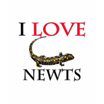 I Love Newts t-shirts by tshirtshirts I Love Newts t-shirts