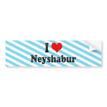 I Love Neyshabur, Iran Bumper Stickers