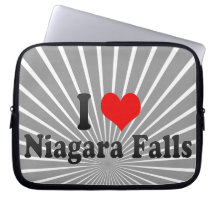 I Love Niagara Falls, Canada Computer Sleeves