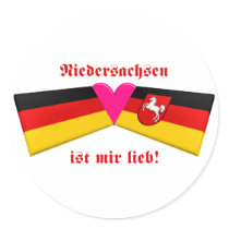 I Love Niedersachsen ist mir lieb stickers by Vexillophile I Love Niedersachsen ist mir lieb stickers