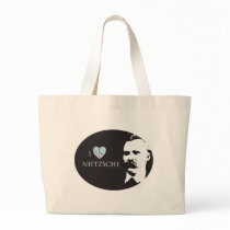 I Love Nietzsche Tote Bag by SymposiumGBI I Love Nietzsche Tote Bag
