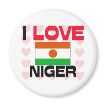 I Love Niger magnets