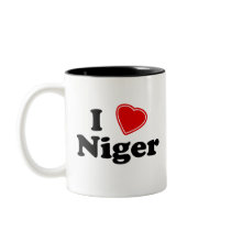 I Love Niger mugs