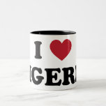 I Love Nigeria Coffee Mug